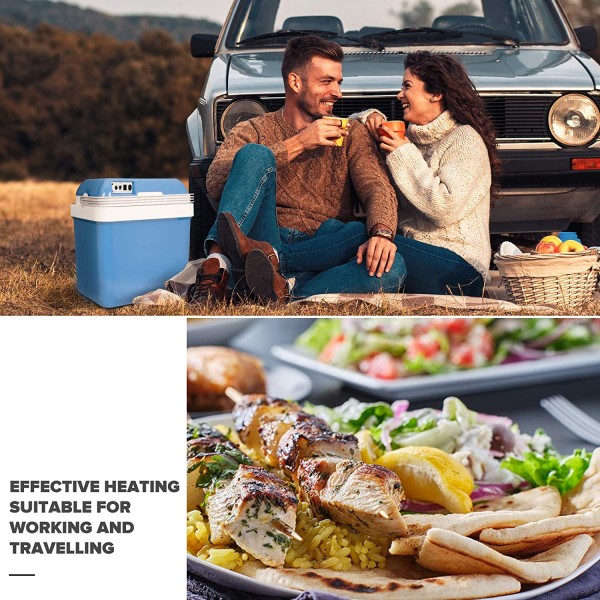 24L Car Fridge Compact Electric Portable Fridge