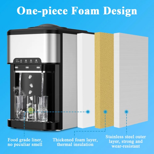 3-In-1 Ice Maker Portable Water Dispenser