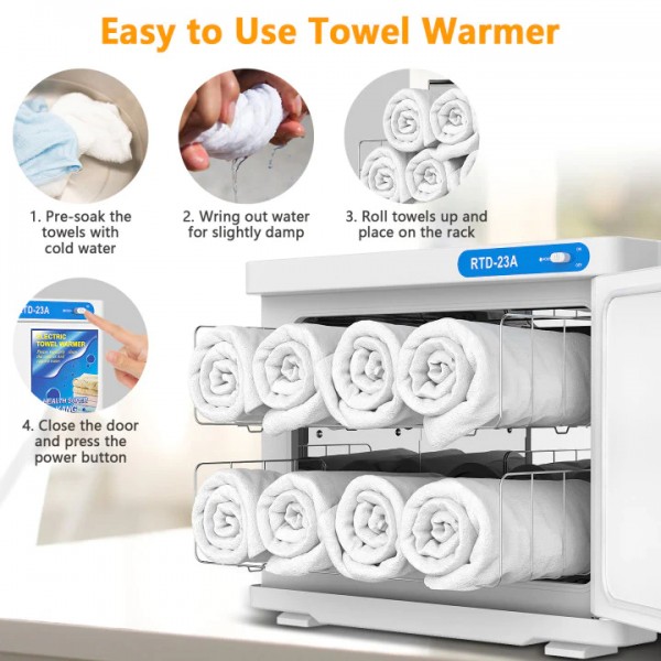 Electric Warmer Towel Cabinet 23L