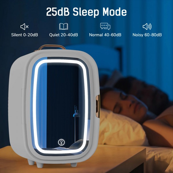 15L Mini Makeup Fridge with LED Makeup Mirror 15L Mini Makeup Fridge with LED Makeup Mirror