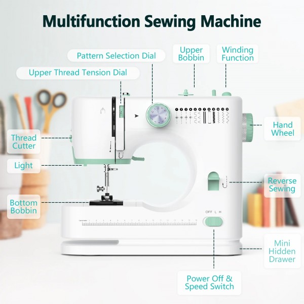 Multi-Function Mini Sewing Machine