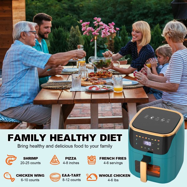 8L Digital XXL Oil-Less Air Fryer