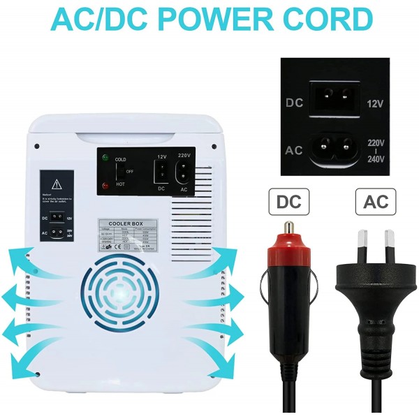 12L Portable Mini Fridge Mirrored with LED 12L Portable Mini Fridge Mirrored with LED