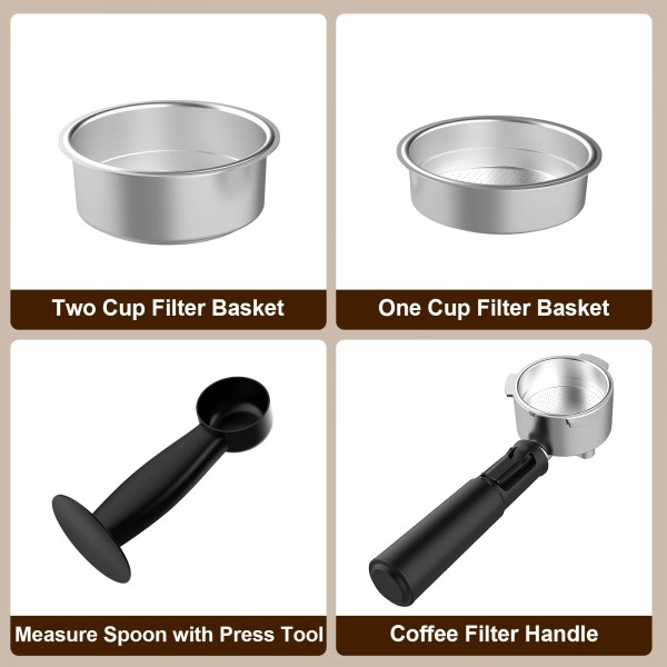 2-in-1 Coffee Machine Milk Frother