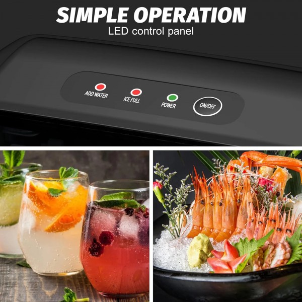 Portable Ice Maker Machine 12kg/24h