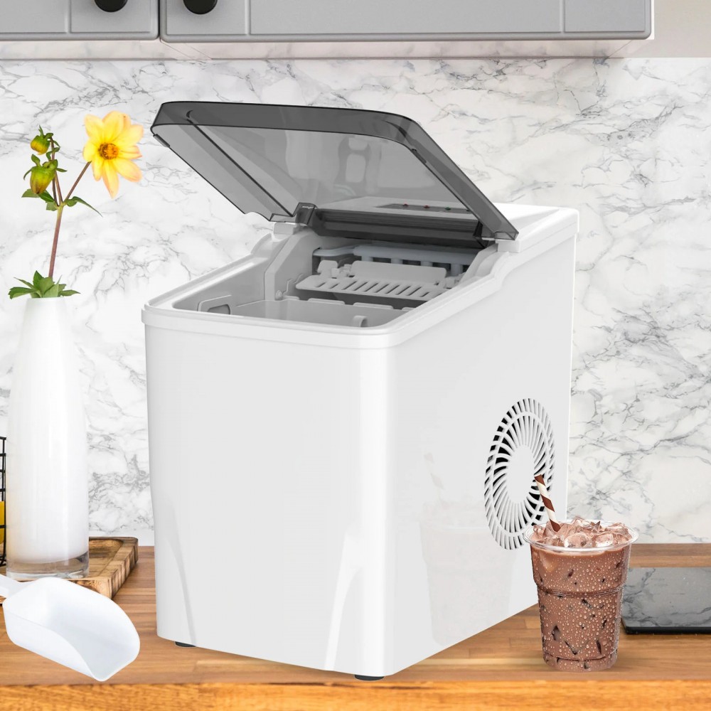 2.2L Ice Maker Countertop Self-Cleaning