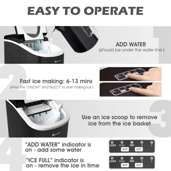 Countertop 2.2L Commercial Home Ice Makers
