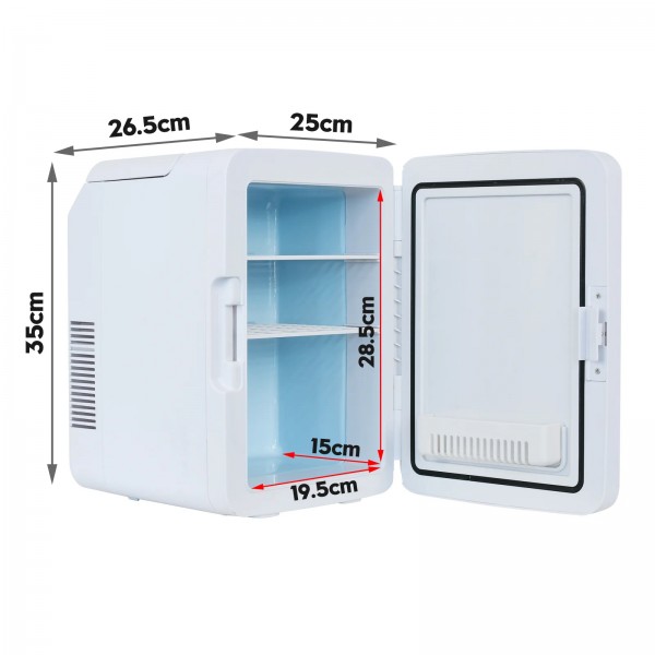 12L Portable Mini Fridge Mirrored with LED 12L Portable Mini Fridge Mirrored with LED