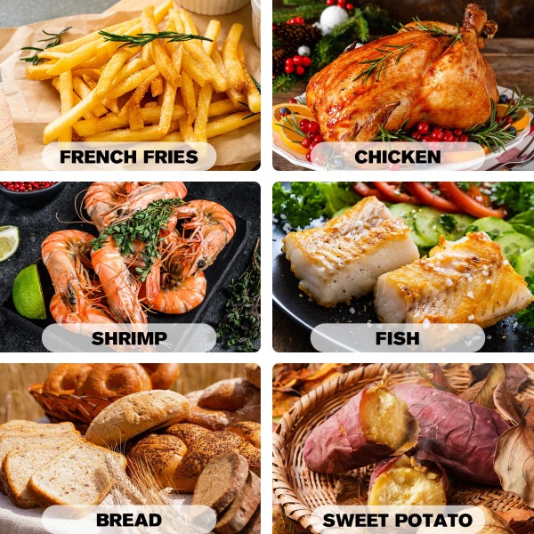 7L Air Fryer 8 Preset Set