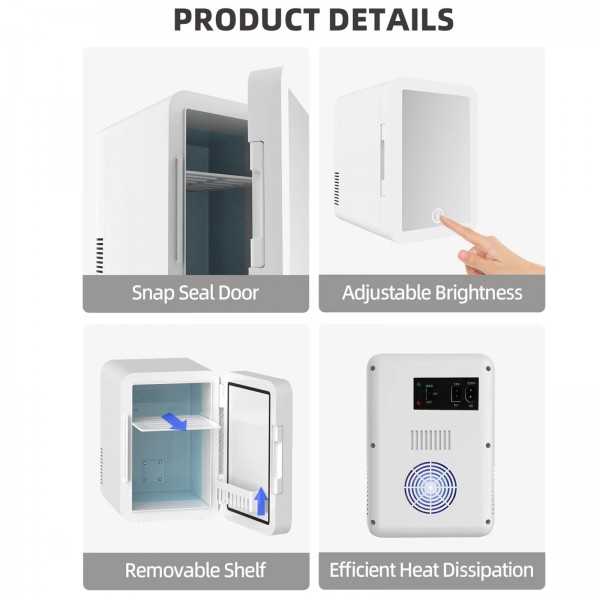 Mini Fridge 6L AC/DC Portable Beauty Fridge Mini Fridge 6L AC/DC Portable Beauty Fridge