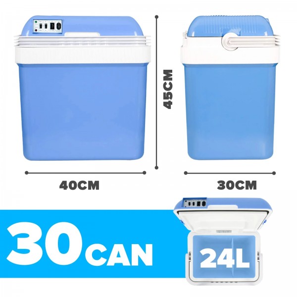24L Car Fridge Compact Electric Portable Fridge
