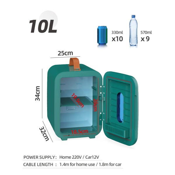 10L Mini Fridge Portable Mini Refrigerator 10L Mini Fridge Portable Mini Refrigerator