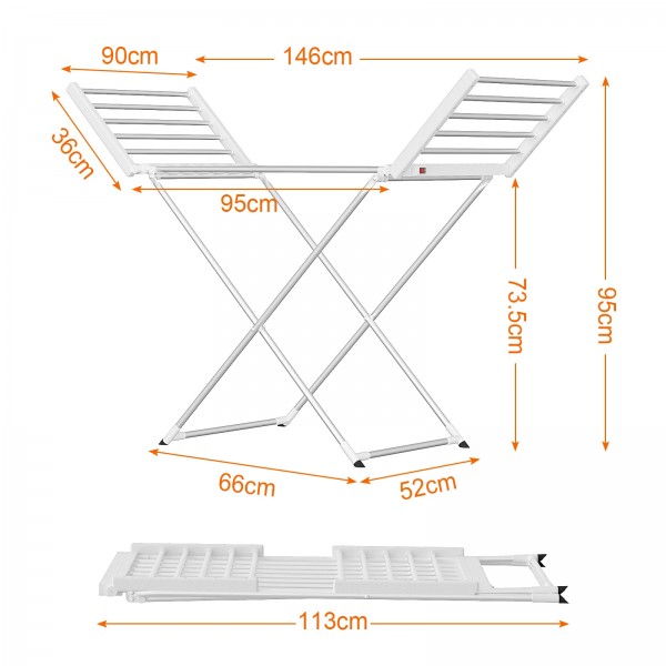 Electric Heated Towel Rail Foldable Electric Heated Towel Rail Foldable
