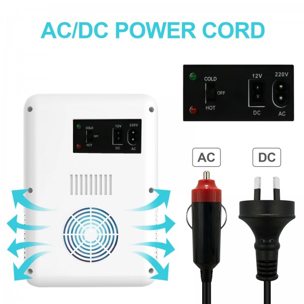 Mini Fridge 6L AC/DC Portable Beauty Fridge Mini Fridge 6L AC/DC Portable Beauty Fridge