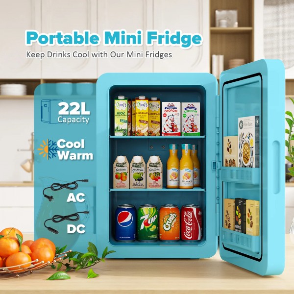 22L AC/DC Portable Fridge Mini Refrigerator 22L AC/DC Portable Fridge Mini Refrigerator