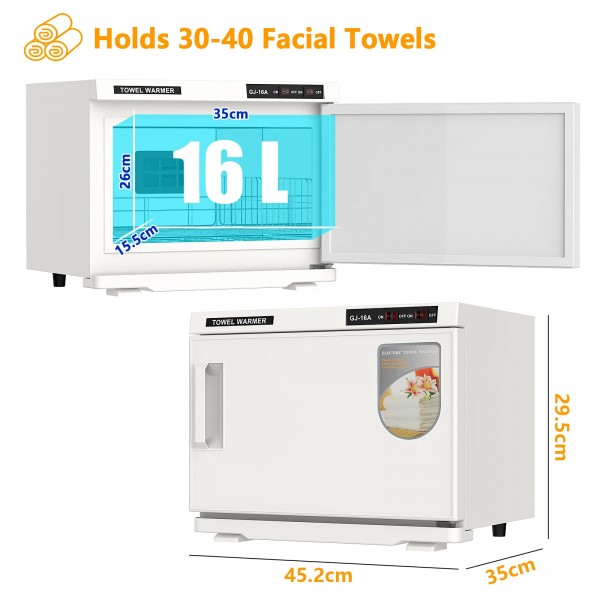 Electric Hot Towel Cabinet 16L