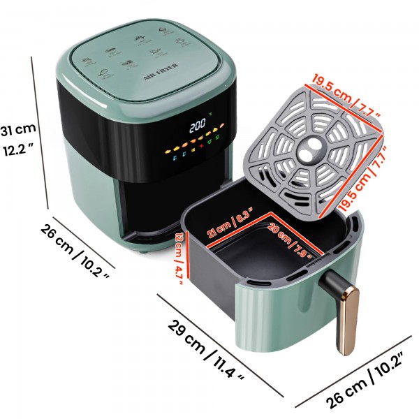 6L Digital Air Fryer 1350W