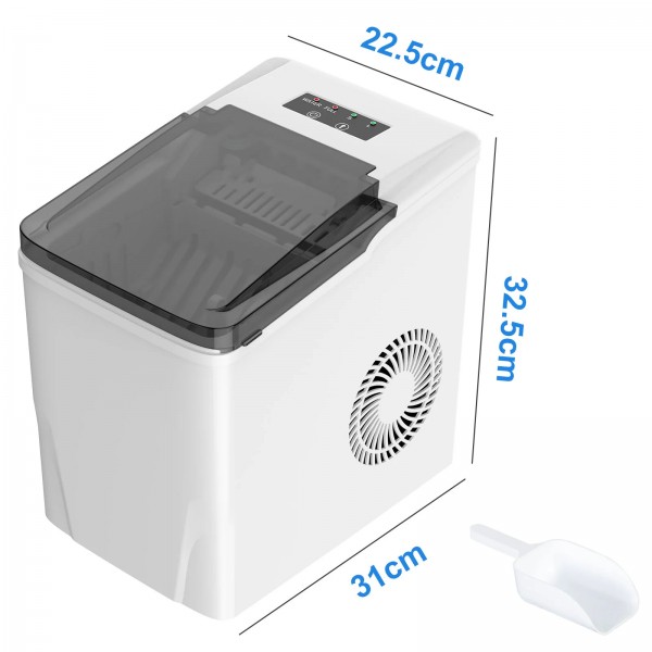 2.2L Ice Maker Countertop Self-Cleaning