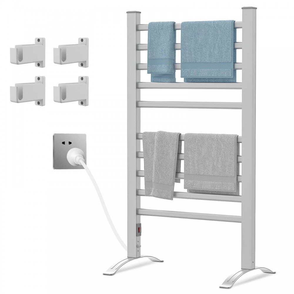 Electric Heated Towel Rail Wall Mounted & Standing
