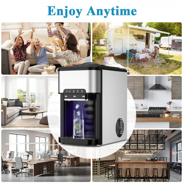 3-In-1 Ice Maker Portable Water Dispenser