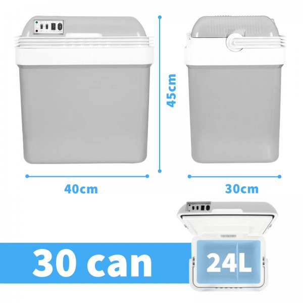 24L Car Fridge Compact Electric Portable Fridge