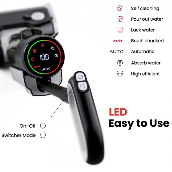 Smart Wet-Dry Vacuum Cleaner Black