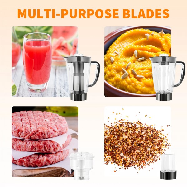4-in-1 Blender Chopper Filter Grinder