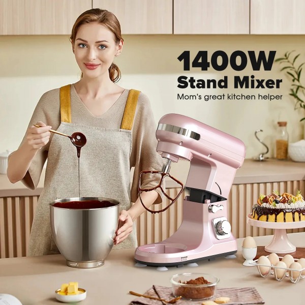 6.5L 1400W Stand Mixer 6-Speed