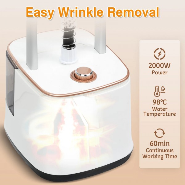 Standing Garment Steamer with 2.7L Tank Standing Garment Steamer with 2.7L Tank