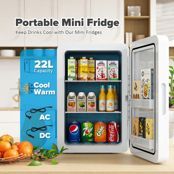 22L AC/DC Portable Fridge Mini Refrigerator 22L AC/DC Portable Fridge Mini Refrigerator