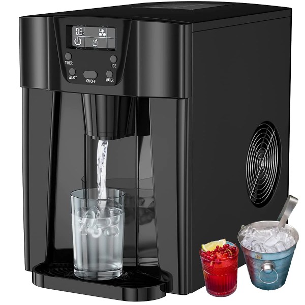 2-in-1 Ice Maker with A Built-in Water Dispenser