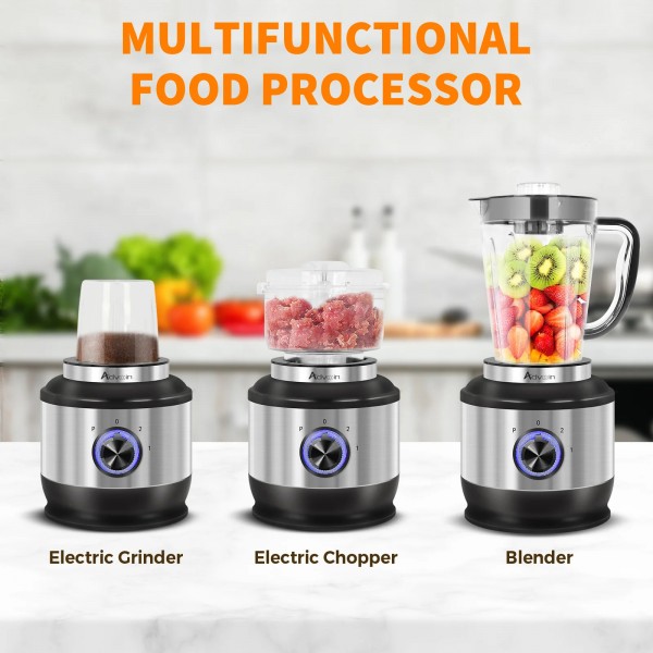 4-in-1 Blender Chopper Filter Grinder