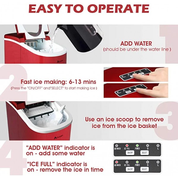 Countertop 2.2L Commercial Home Ice Makers
