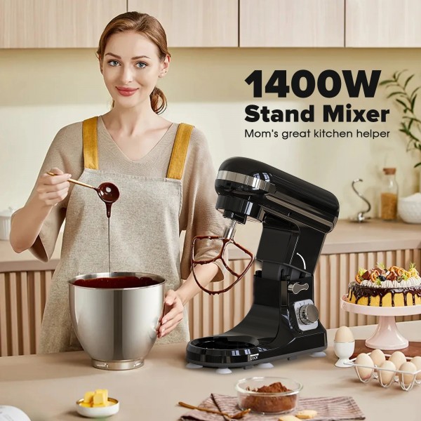 6.5L 1400W Stand Mixer 6-Speed