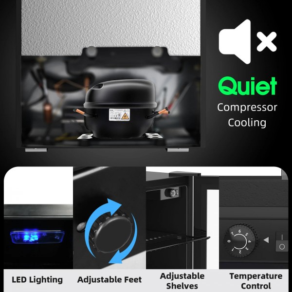 36L Mini Bar Fridge Small Fridges Glass Door 36L Mini Bar Fridge Small Fridges Glass Door