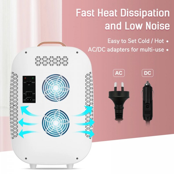 15L Mini Makeup Fridge with LED Makeup Mirror 15L Mini Makeup Fridge with LED Makeup Mirror