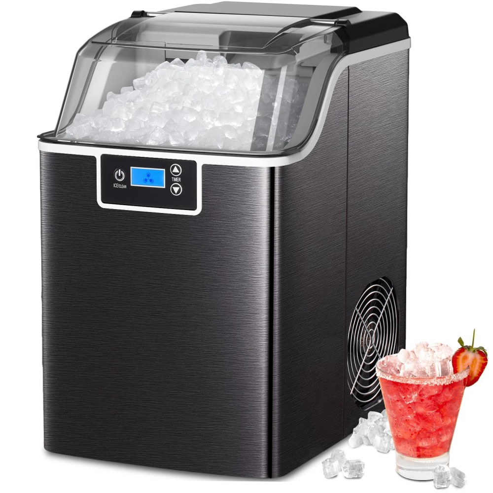 Nugget Ice Maker with Self-Cleaning