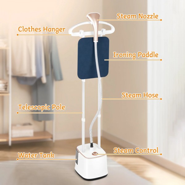 Standing Garment Steamer with 2.7L Tank Standing Garment Steamer with 2.7L Tank
