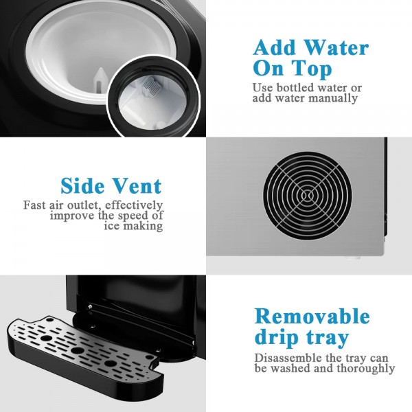 3-In-1 Ice Maker Portable Water Dispenser