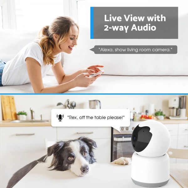 HD Smart Security & Pet Camera