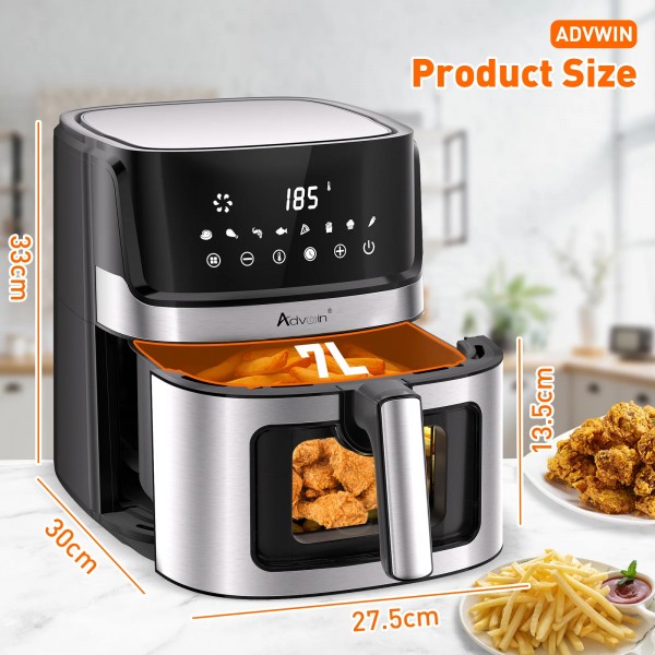 7L Air Fryer 8 Preset Set