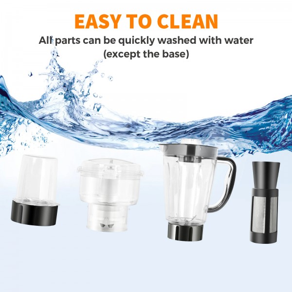 4-in-1 Blender Chopper Filter Grinder