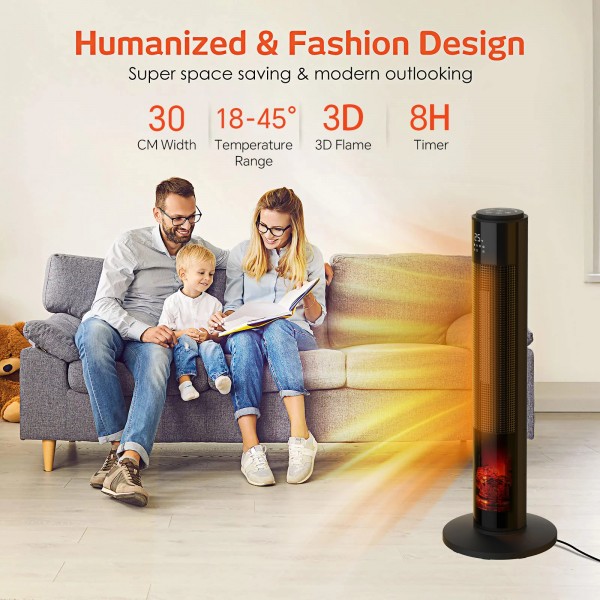 2000W Tower Fireplace Heater 2000W Tower Fireplace Heater