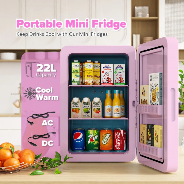 22L AC/DC Portable Fridge Mini Refrigerator 22L AC/DC Portable Fridge Mini Refrigerator