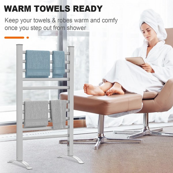 Electric Heated Towel Rail Wall Mounted & Standing
