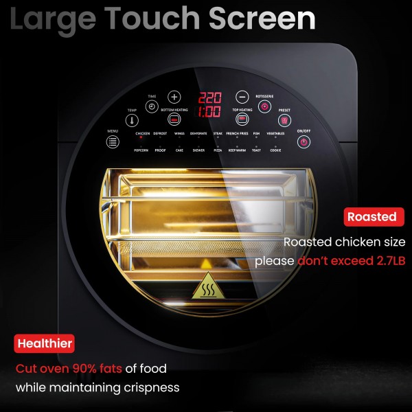 15L Oven Digital Touch Air Fryer