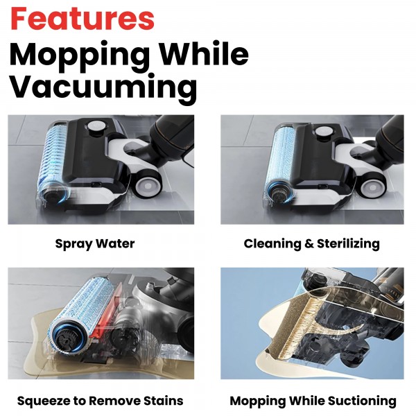 Smart Wet-Dry Vacuum Cleaner Black