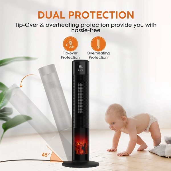 2000W Tower Fireplace Heater 2000W Tower Fireplace Heater