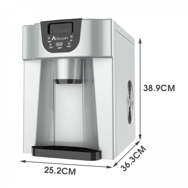 2-in-1 Ice Maker with A Built-in Water Dispenser