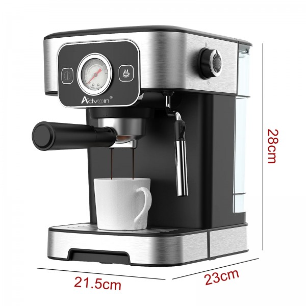 2-in-1 Coffee Machine Milk Frother